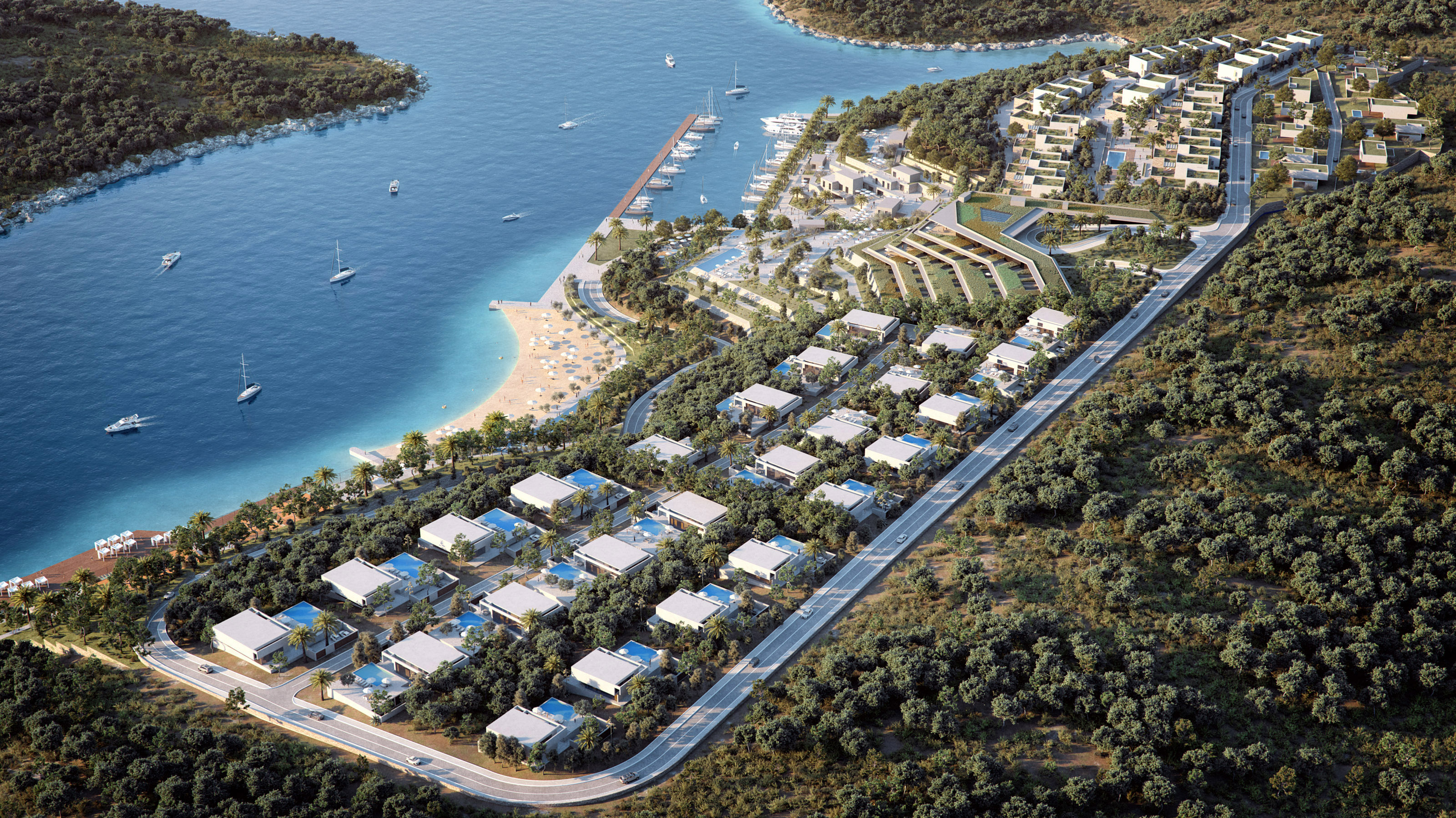 Adriatic Hills aerial view