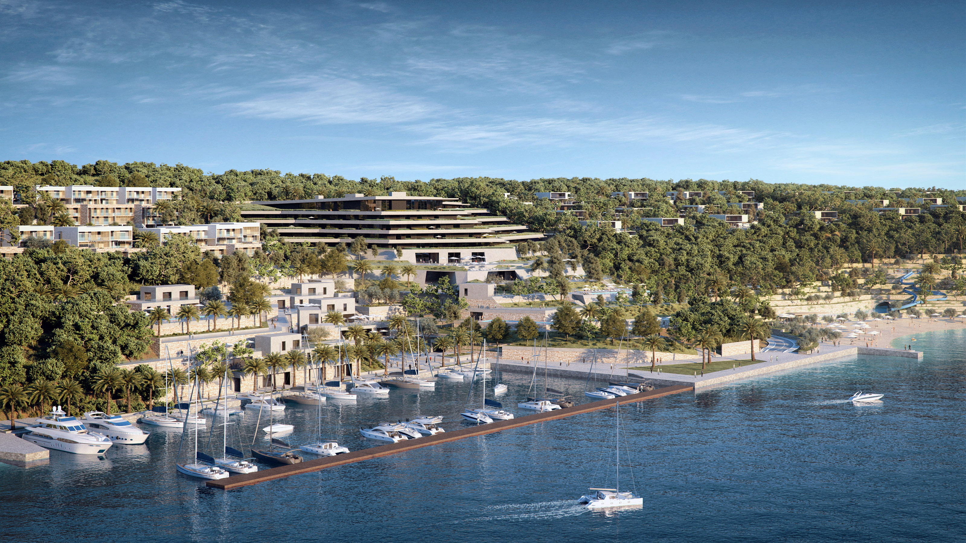 Adriatic Hills marina and village